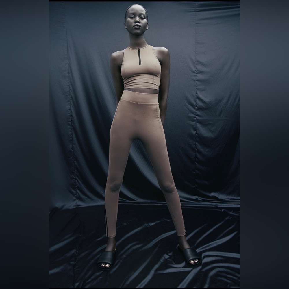 Zippered Legging Mink